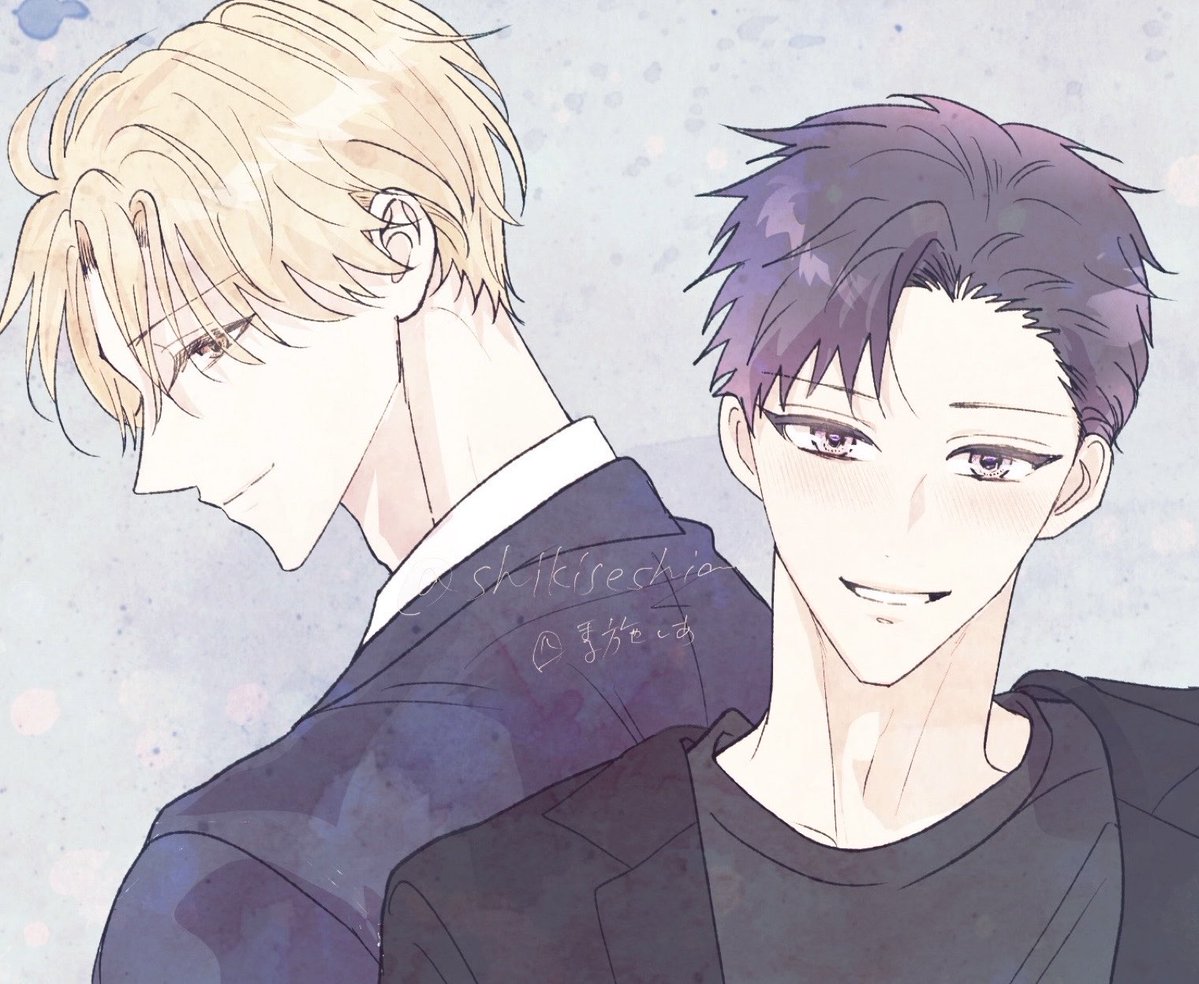 shikiseshia's tweet image. 顔アップも！
最終話の7年後英透は洗練と優雅さプラス、直依は目元の落ち着きと色気を意識しました🌹
作品ページはこちら↓

comico.jp/r/pMpO51Cv 「敏感男子、調教される」をcomicoで読もう！

#comico