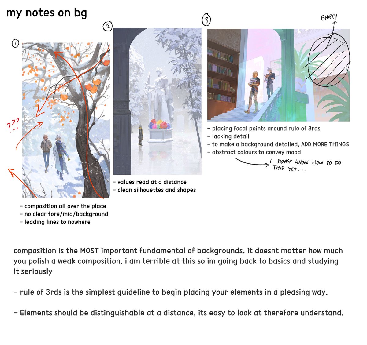kiraandfriends's tweet photo. random notes after 2ish months of learning background https://t.co/BX0Ebh7hXD