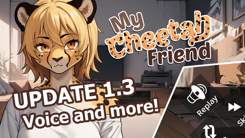 My Cheetah Friend just received significant update with voice and several fixes and adjustments :D
store.steampowered.com/news/app/31360…

... Yes, I'm also surprised I did it :P
