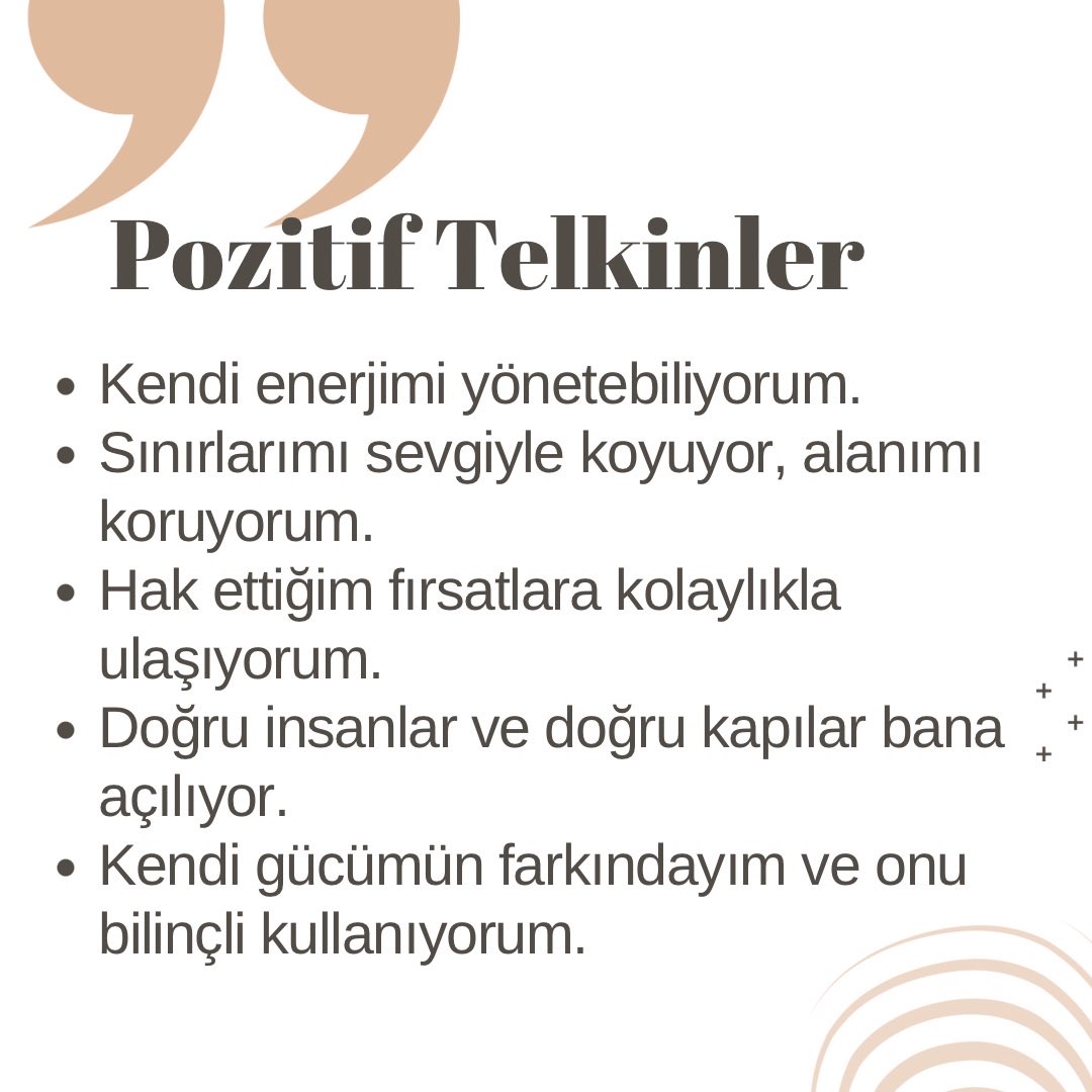 pinarerdogan_'s tweet photo. Kendi enerjimi yönetebiliyorum.
Sınırlarımı sevgiyle koyuyor, alanımı koruyorum.

Hak ettiğim fırsatlara kolaylıkla ulaşıyorum.
Doğru insanlar ve doğru kapılar bana açılıyor.
Kendi gücümün farkındayım ve onu bilinçli kullanıyorum. https://t.co/dgZI5x6dJ4