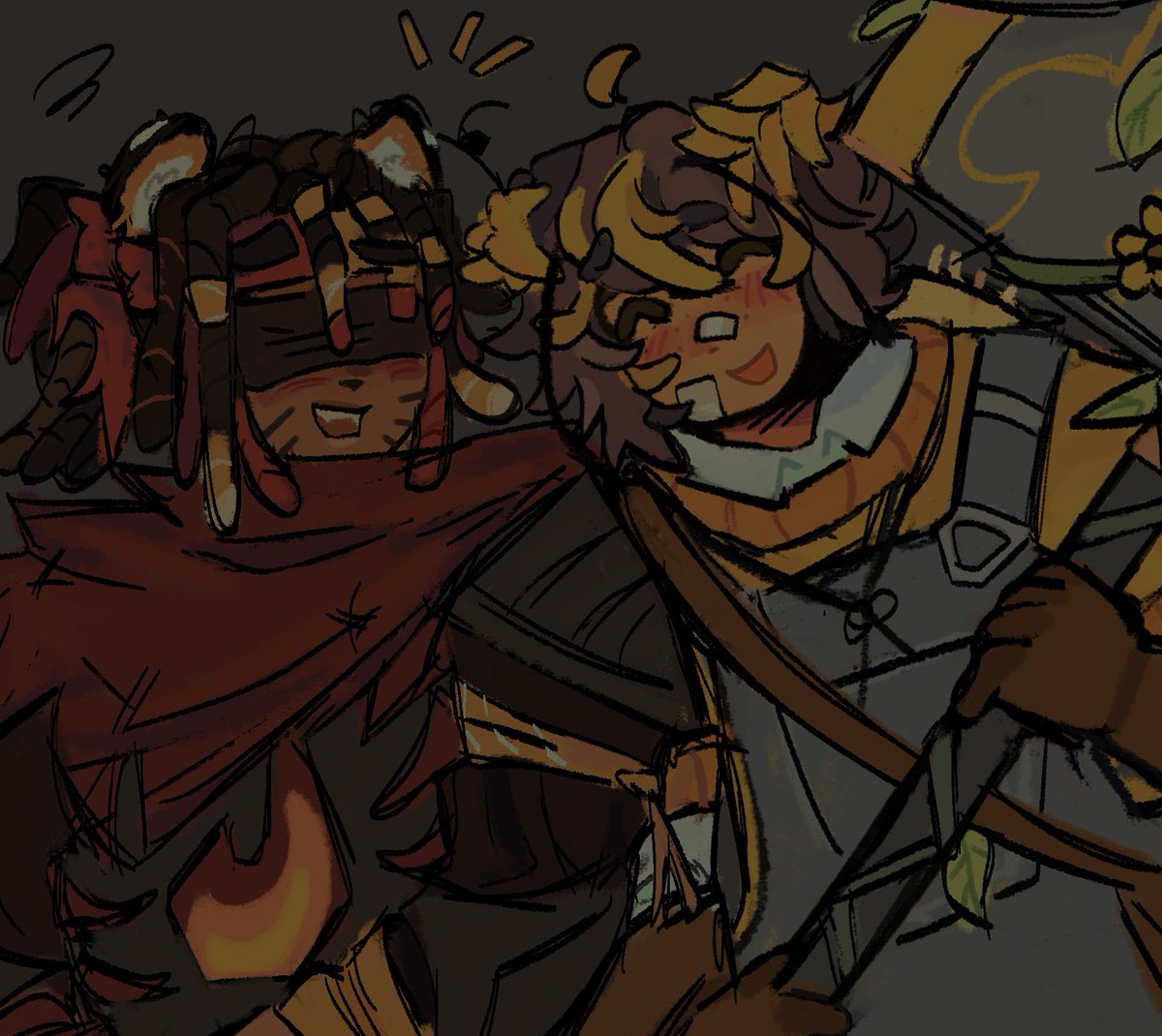 lunecitobonito's tweet photo. hi torchflower hii

#torchflowerduo #lomedyfanart #flamefragsfanart https://t.co/yzzjacgu9W