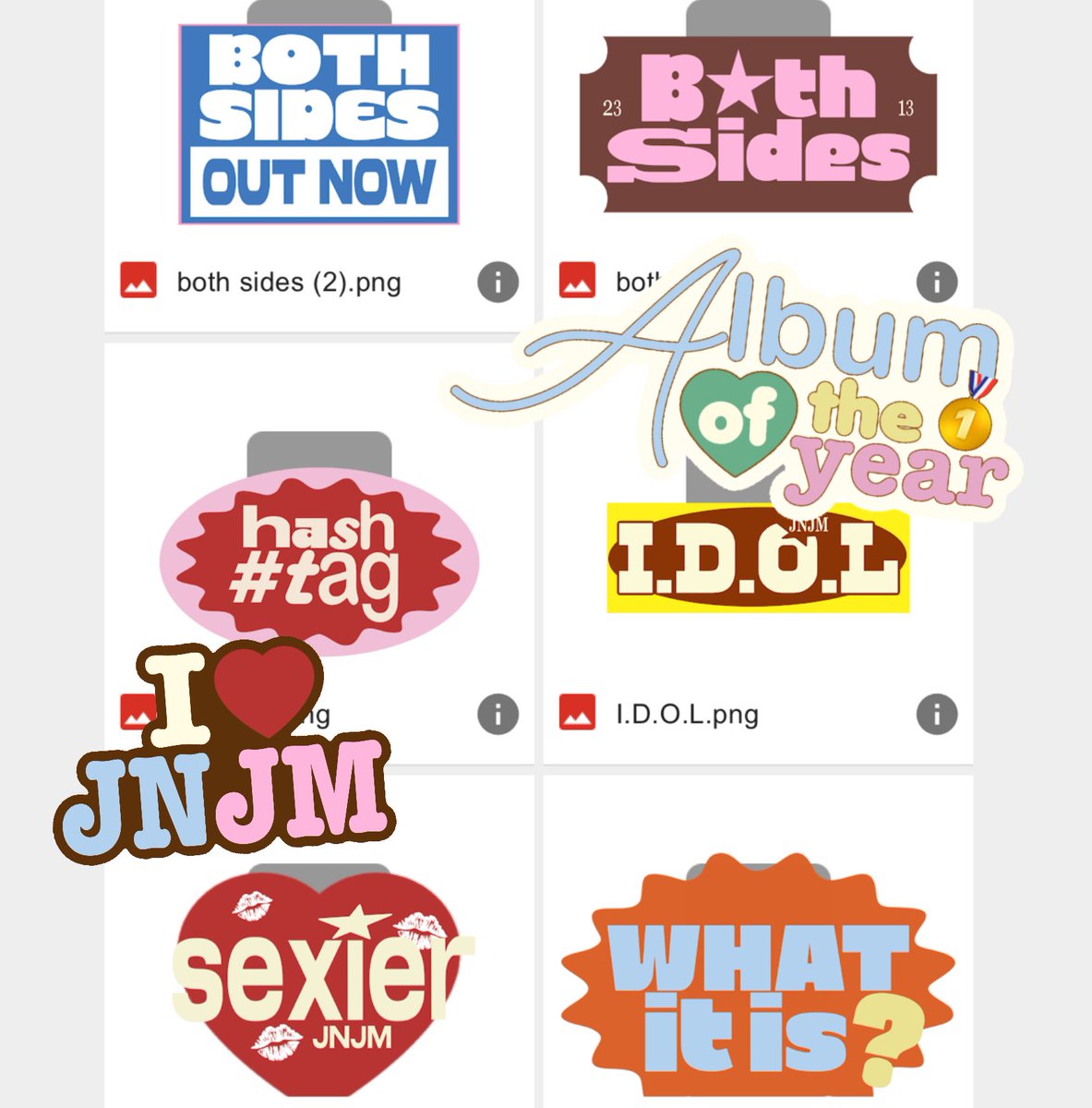 🧑🏻‍💻 png jnjm (b⭐️th sides)

**only for personal use naka! (ใช้แล้วเอามาอวดกันได้นะคะ)
มาซัพพอร์ตน้องทั้งสองคนกันไปด้วยกันนะคะ ㅠㅠ🤲🏻♥️
📂 drive.google.com/drive/folders/…