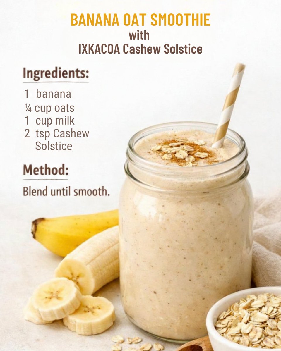 ixkacoa's tweet image. Cashew Solstice: The Golden Blend of Cashews &amp;amp; Apricots
Contact us today: +91 9059942299
Discover our range on our website: ixkacoa.com
Now available on Amazon Prime: tinyurl.com/5dzbrmxm

#IXKACOA #Nutbutters #gluten #vegan #noaddedsugar #nopreservatives #healthy