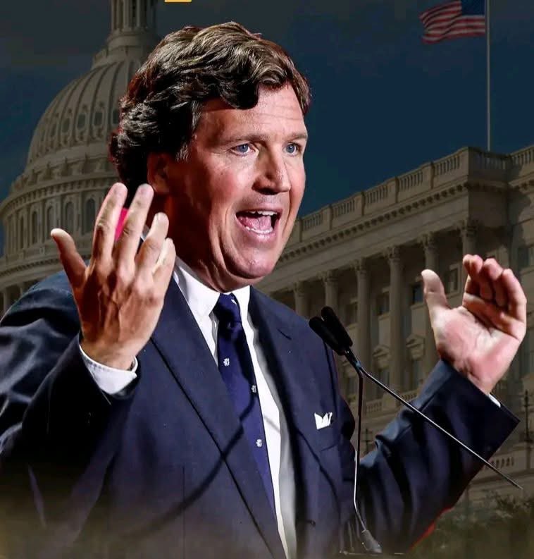 الراجل اللي في الصوره ده قلب السـ.ـوشيال مـ.ـيديا.. تـاكـر كـارلـسـون بيقول إيه؟
​الإعلامي الأمريكي تـاكـر كـارلـسـون رقم 1 عالمياً، صاحب أعلى المشاهدات اللي هزت الغرب. بيقول: "أنا رجل مسـ.ـيحي مخلص، معروف بمحاربتي للفساد وكشف المستور في أمريكا.. وهذه هي الحقيقة التي يرتعد منها