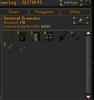 Woooooo finally got BGS, 3 of those boots are minion drops :)