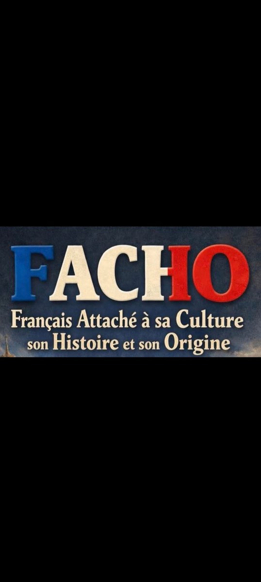 La définition de FACHO ❤️🇲🇫