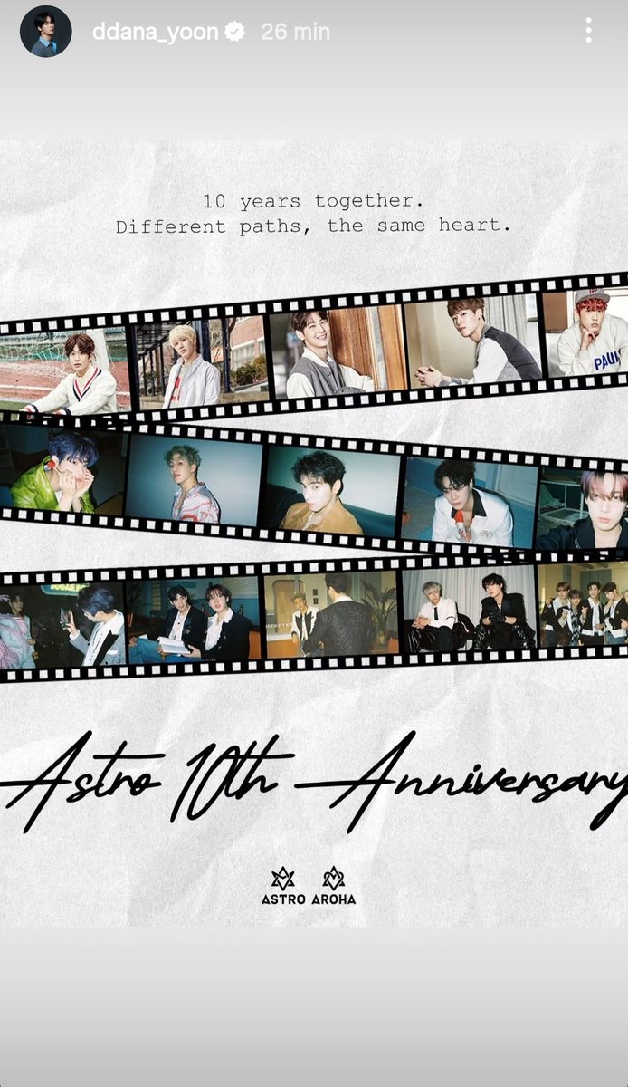 ASTROworldland's tweet image. | IG | 📷 

Actualización en la cuenta de SANHA(ddana_yoon) vía IG stories, compartió la imagen por su Aniversario #10 

🔗 Link en comentarios 

#아스트로 #ASTRO #아로하 #AROHA #아스트로10주년_영원히빛날별들 #ASTRO_10th_Anniversary