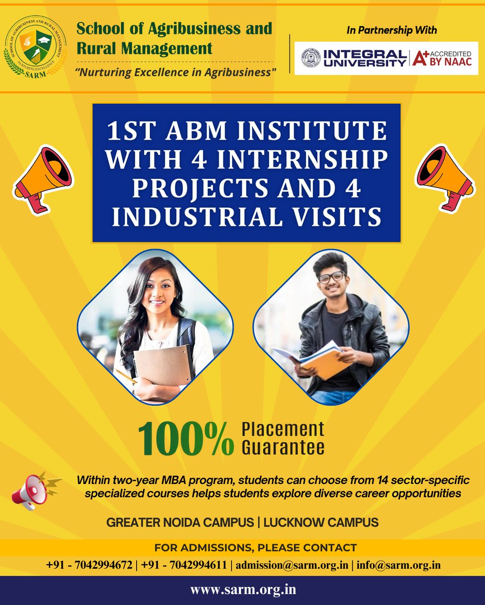 School of Agribusiness and Rural Management tweet media