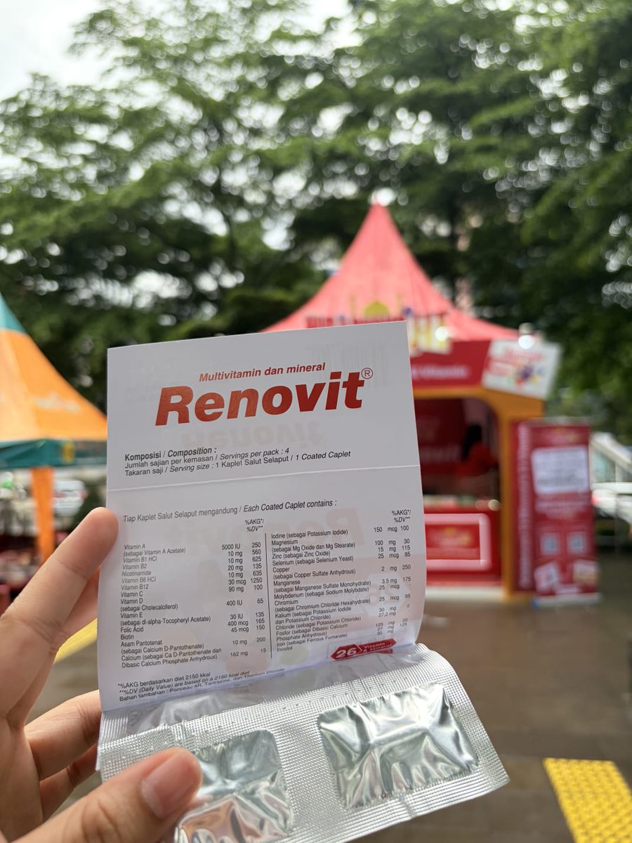 ngabuburit pulang kerja jadi makin worth it gara-gara NgabuburFIT Bareng Renovit, dikasih vitamin gratis buat jaga daya tahan tubuh.