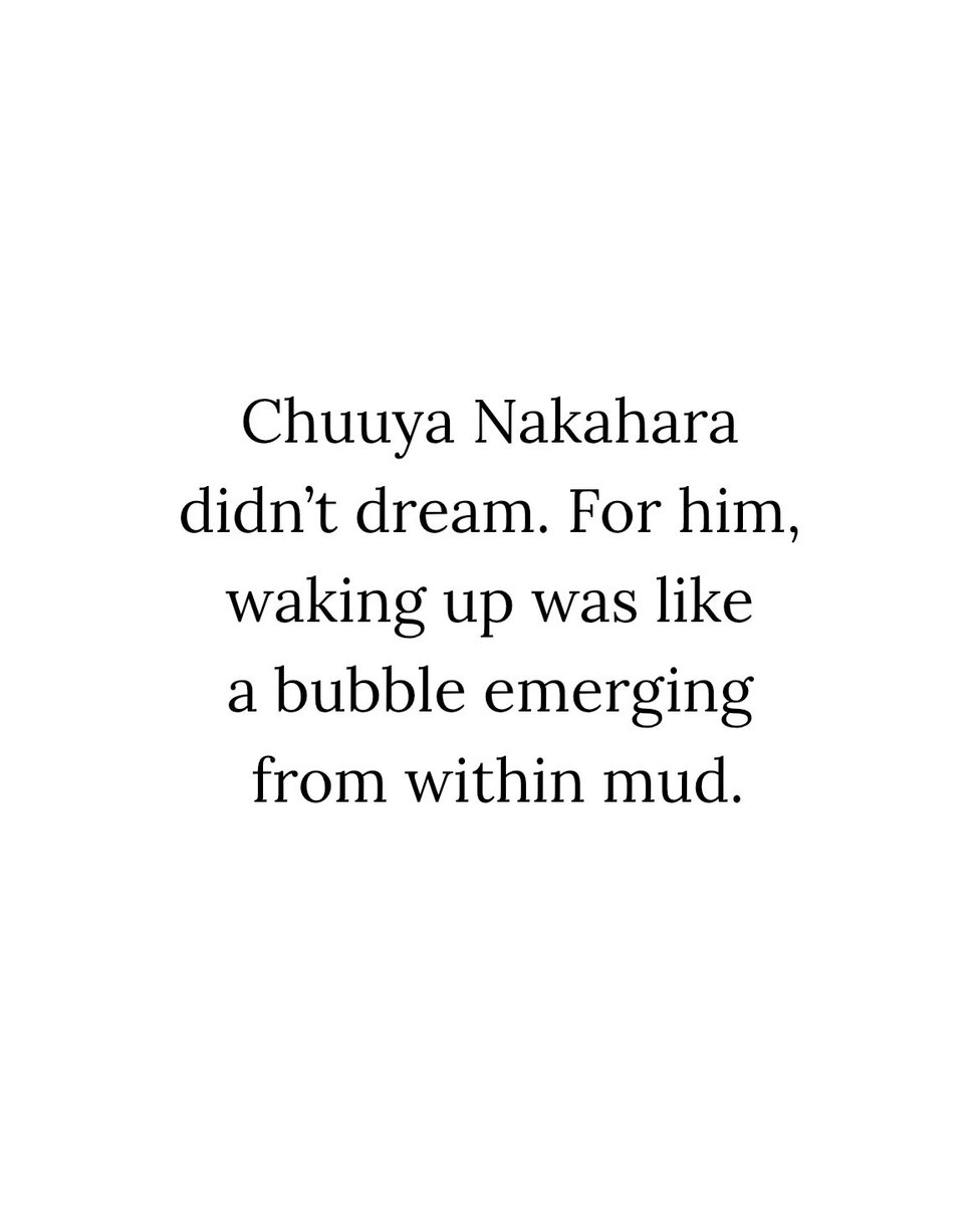 On Chuuya, the Poetic Unconscious and Singularities: A thread 🧵 

Or, alternatively, why the opening line of Stormbringer is so damn important