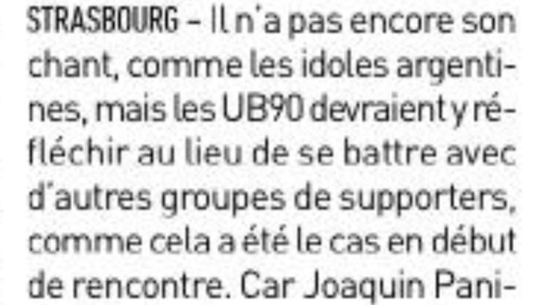 Cher <a href="/CyrilOlives/">Cyril Olivès-Berthet</a>, pourrais-tu essayer de réunir des informations auprès de témoins ? Ou de simplement lire les témoignages ici ?  Ça éviterait de propager de la mésinfo pour taper (encore) sur les UB. Merci, de rien.