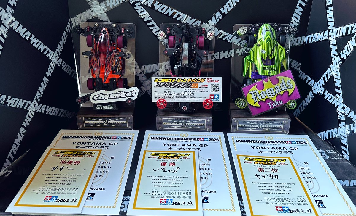 レース結果】 □ステーションチャレンジ1stROUND&YONTAMA GP 2月