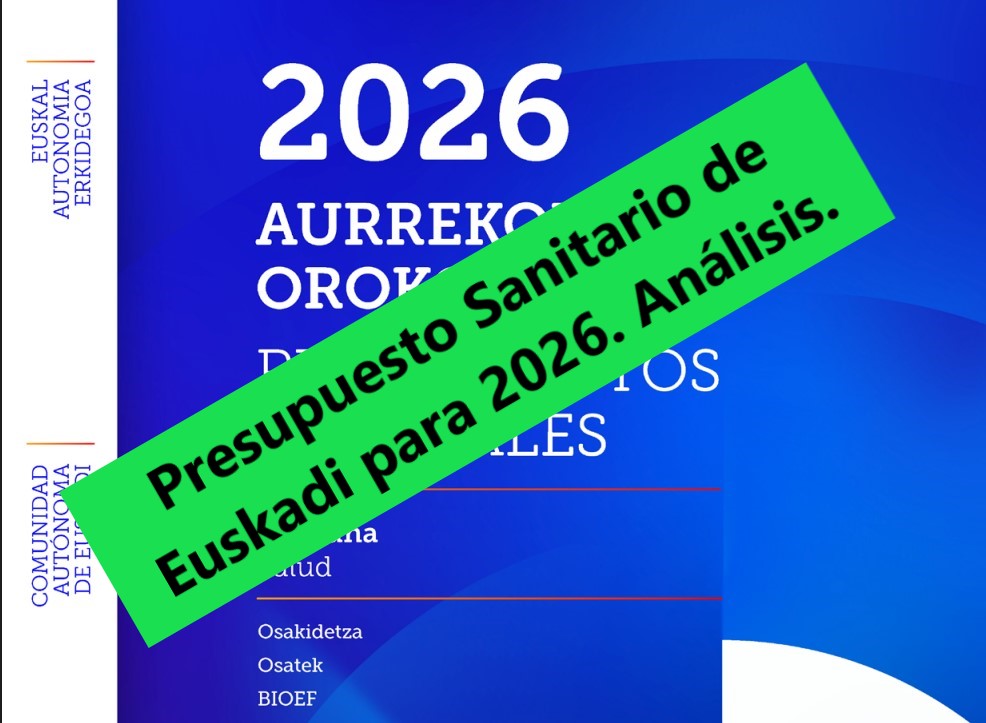 OSALDE_OP's tweet photo. El presupuesto sanitario de la Comunidad Autónoma de Euskadi alcanza la cifra récord de 5.327,56 millones de euros. Sin embargo, tras los grandes titulares se esconde una realidad económica y política compleja
https://t.co/dK08TygsX9 https://t.co/1gnfdOJT9k