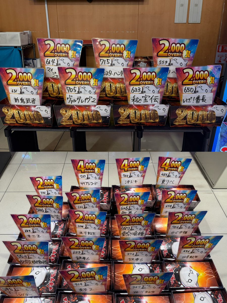 第一プラザ八潮店 さま🌸 本日もありがとうございました✨ 投資：27k