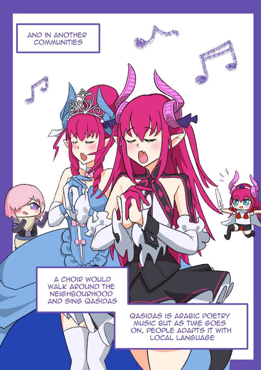 Day 5 Mashu Ramadan

The choir to wake people up
#FGO