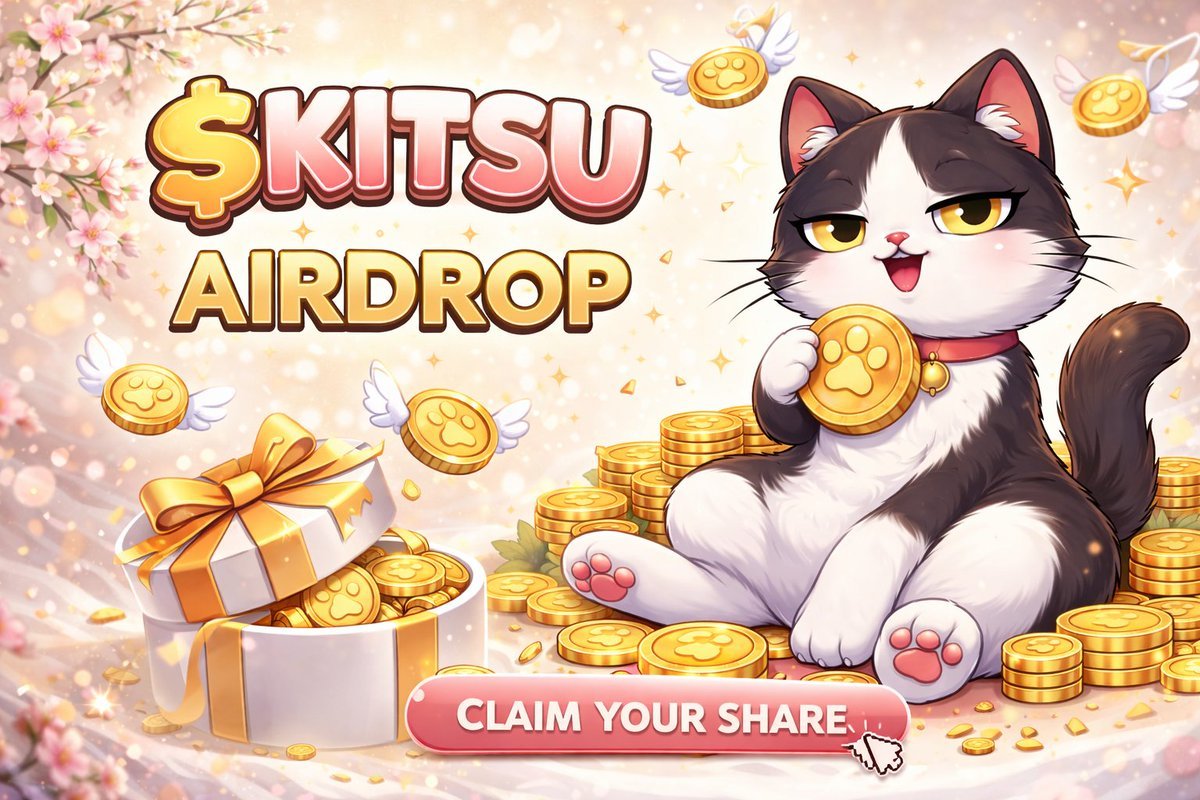 Claim 500,000 - $KITSU airdrop for first 1,000 😼

$KITSU is launching on #Solana 

✅ Follow @kitsucatonsol w/🔔
✅ RT + Like + tag a friend
✅ Join Tg: t.me/Kitsucatonsol
✅ Comments $SOL address 

⚠️: Airdrop will be distributed after TGE!

#airdrop #memecoin
