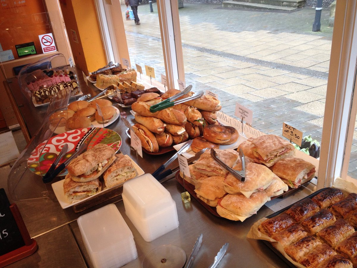 Today’s specials: chicken and chorizo jambalaya; creamy pesto pasta; aubergine parmigiana; tomato soup.