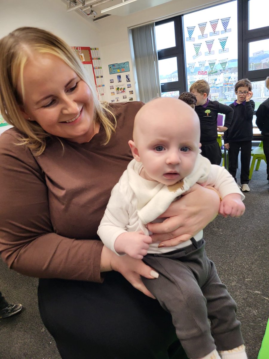 DgcLearning's tweet photo. ๐ณRoots of Empathy- North West Community Campus
๐คฉThe children were delighted as our Roots of Empathy tiny teacher, Woody, showed off his new skill of rolling over.
๐ถ The focus was on planning and caring for a baby, with lots of smiles and learning!
#RootsofEmpathy https://t.co/xrFePGOrFL
