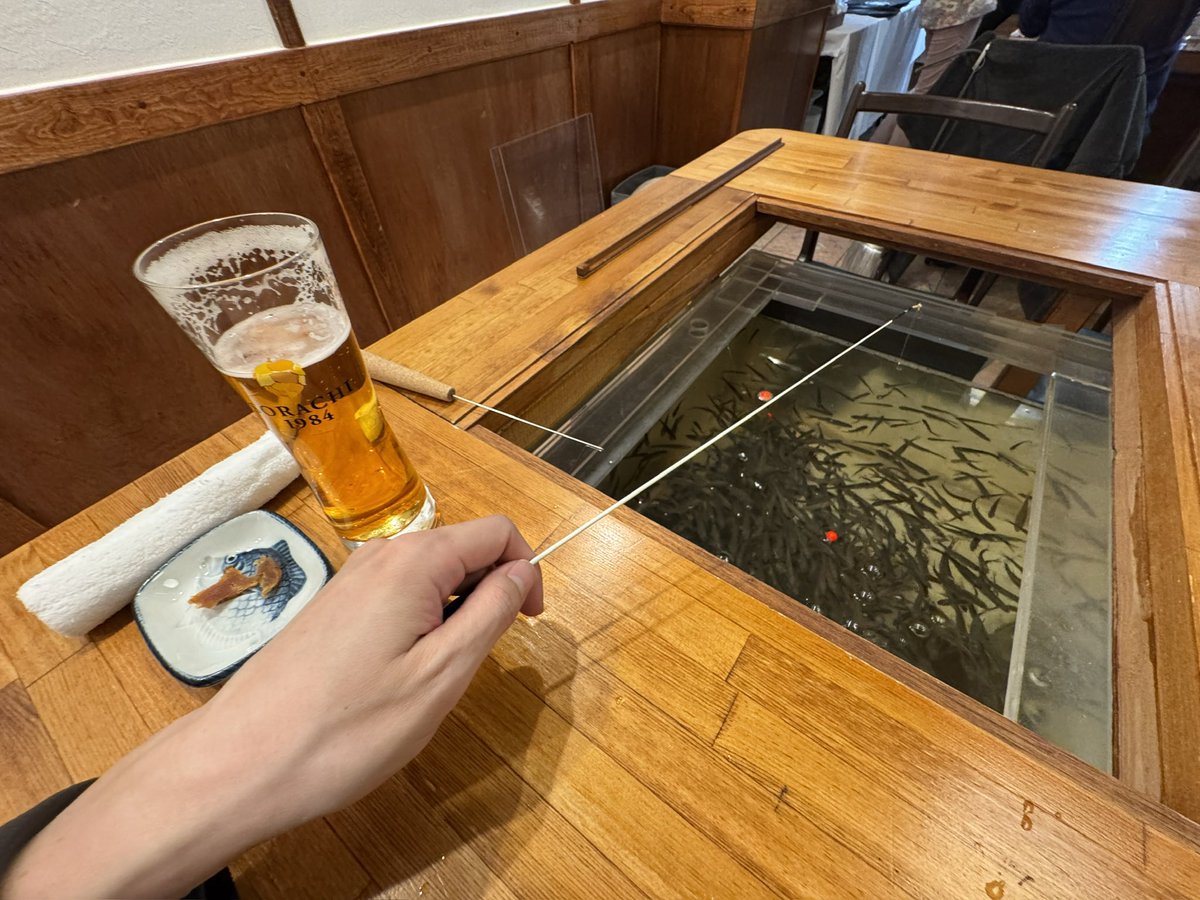 kudo_pon's tweet photo. 一人釣り飲み🍺

東京・神田の小さな釣り居酒屋サクラ🏮

釣って、揚げて、食う、最高♨️ https://t.co/ED6OUdjW2h