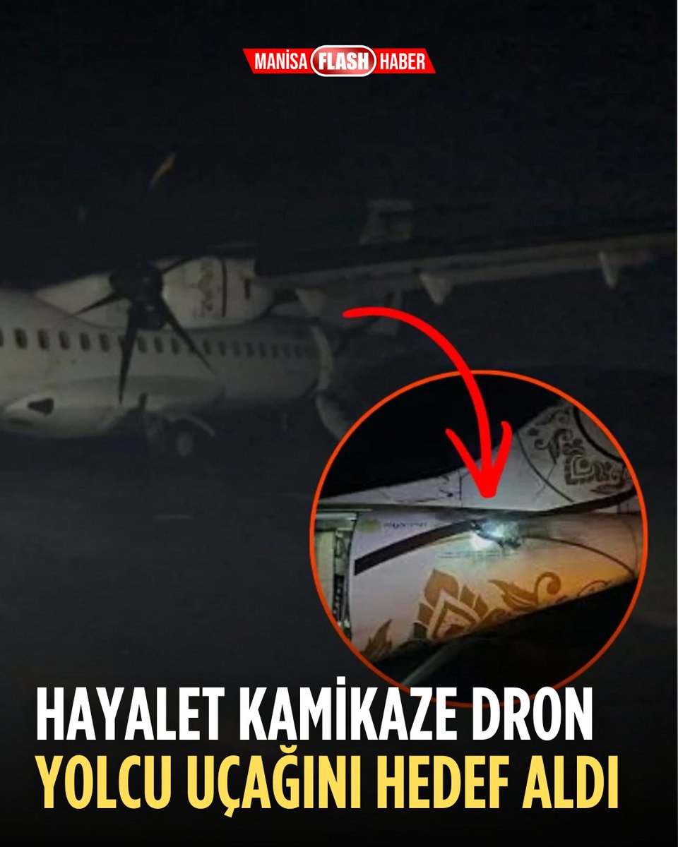 Myanmar'da hayalet bir kamikaze dron, yolcu uçağını hedef aldı manisaflashhaber.com/myanmarda-haya…