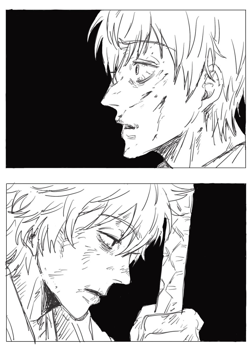 Muka_111's tweet photo. 瞳孔が開きっぱなしの男と年中死んだ魚のような眼をした男… https://t.co/KFVuUFm0qY