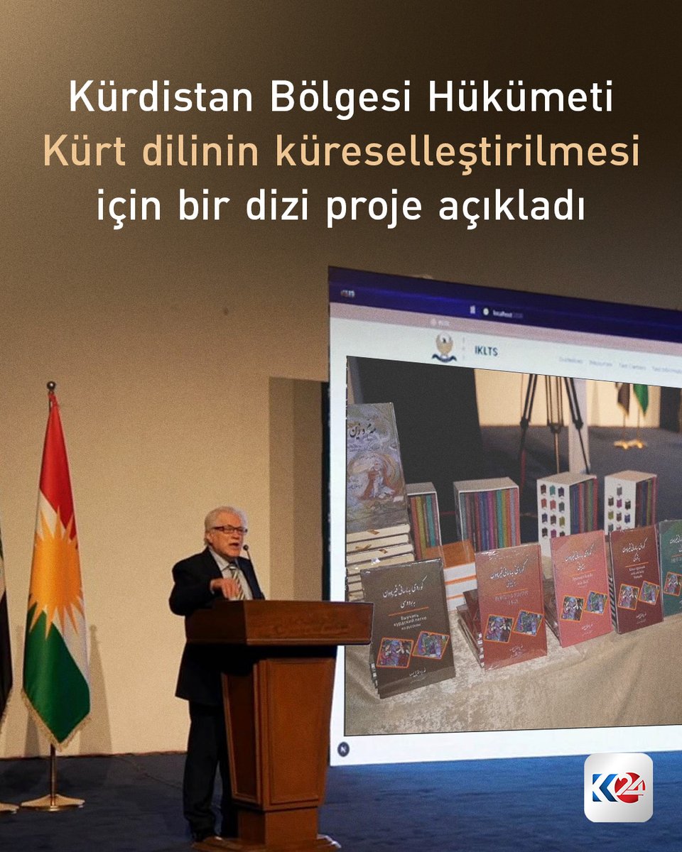 Kürdistan Bölgesi Hükümetinden Kürt dilinin tanıtımı için tarihi adım!

📌 Kürdistan Bölgesi Hükümeti Kürt dilinin küreselleştirilmesi için bir dizi proje açıkladı

Detaylar linkte ⬇️
kurdistan24.net/tr/story/895754

#Kürdistan #Kürt #Kürtçe
