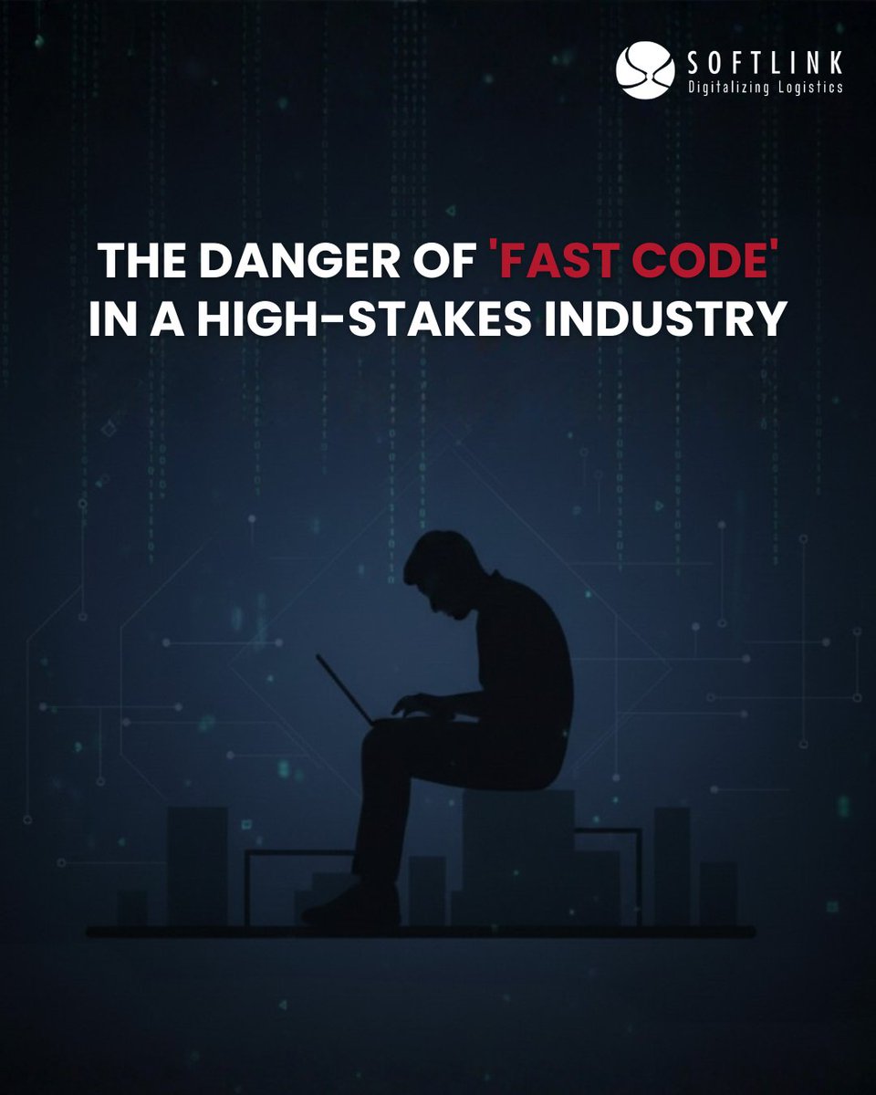 Softlinkglobal's tweet photo. Fast code gets applause.
Stable code earns trust.

In consumer apps, “beta” is fun.
In global trade, it’s a liability.

Anyone can ship fast.
Very few can run $100M in daily transactions without downtime.
In logistics, boring wins.
Discipline > disruption.

#Logistics #Software https://t.co/On3WXayUWl