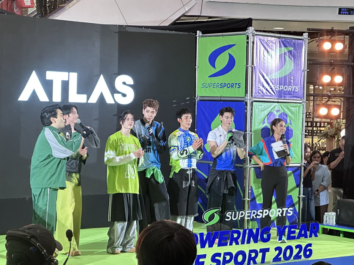 supersports_th's tweet photo. วันนี้สนุกกันรึป่าวครับบบ
#Supersports #PoweringYearOfSport2026 #BeyondMovementBeyondLimits #MoveYouMoveSports #CentralWorld #ATLASth #ATLAS_TH https://t.co/Bif4KLwNqc