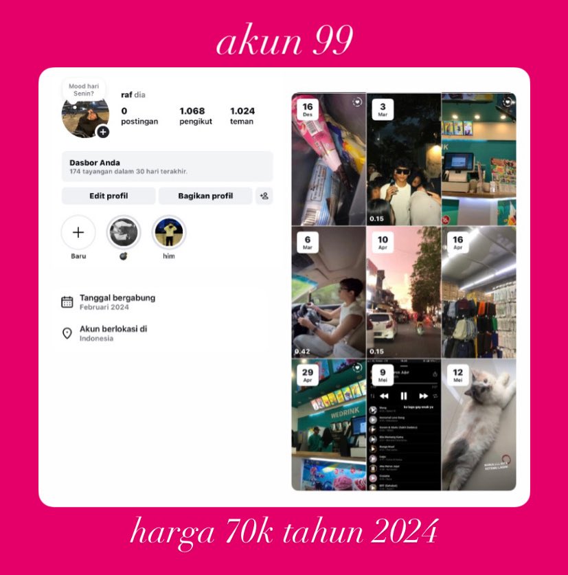 North, order ke WA di bio tweet media