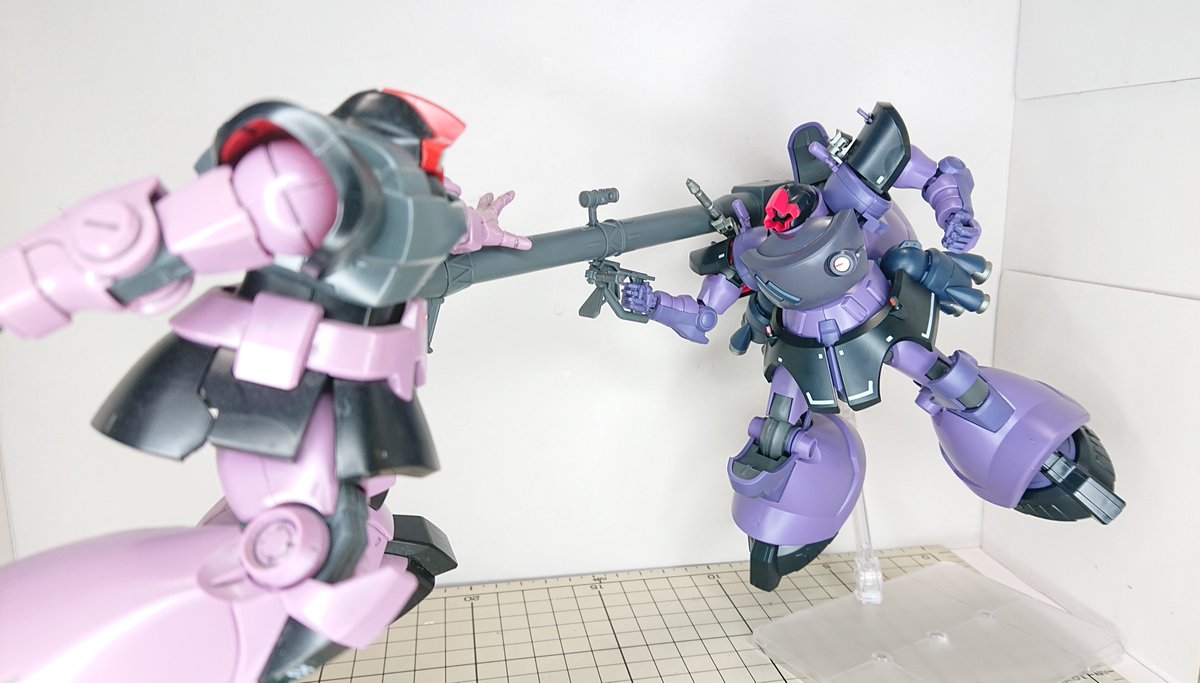 F_system_GP's tweet photo. HGリックドム（ジークアクス版）完成
初めてジークアクスのガンプラを作りましたが、武器マウントとか華奢で不安になる
#ガンプラ https://t.co/DYXlXUwVKW
