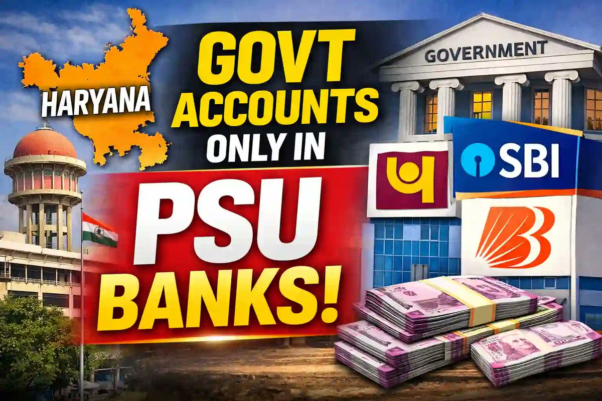 Haryana has ordered Govt Departments to open accounts only in PSU Banks. Finally, Haryana has realised the importance of PSU Banks.

hellobanker.in/?p=76445