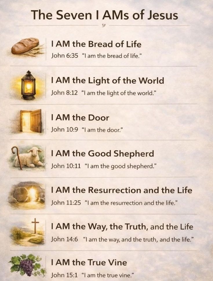 The Seven I AMs of Jesus.