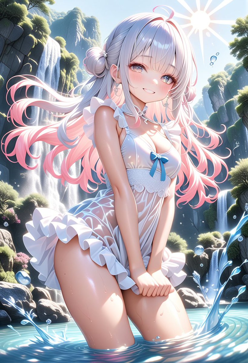 あったかい通り越して暑い…
#AIart #AIイラスト ＃DaysAI