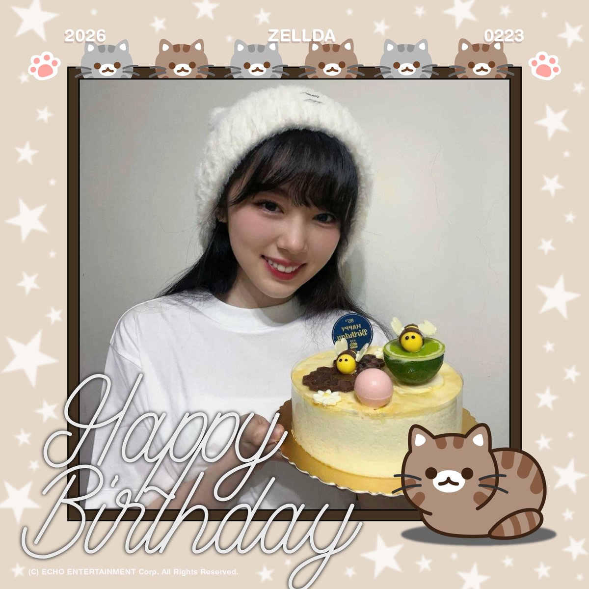 [🎉] HAPPY BIRTHDAY TO ZELLDA🎂

#SMORZ #ZELLDA
#HAPPY_ZELLDA_DAY