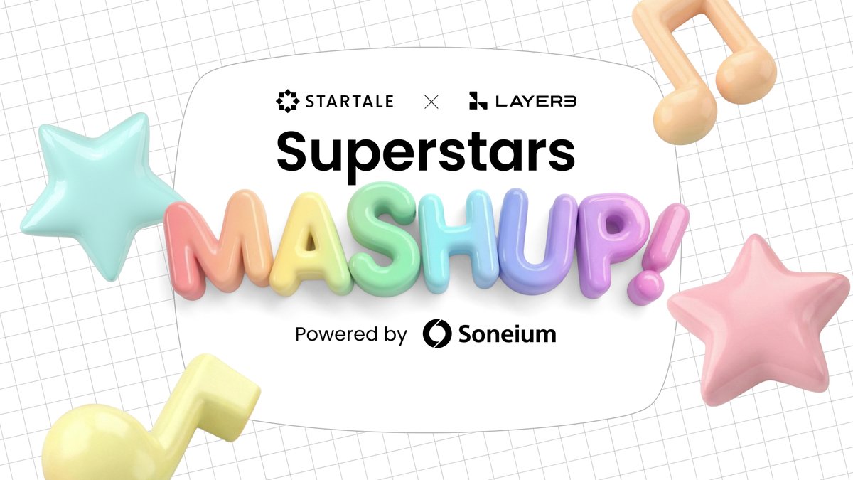 Superstars unite for Superstars Mashup, a campaign powered by <a href="/layer3/">Layer3</a>.

Follow winning teams building on <a href="/soneium/">Soneium 💿</a> and get exclusive Startale App access + 2 STAR Points.

Dive in now 👇
