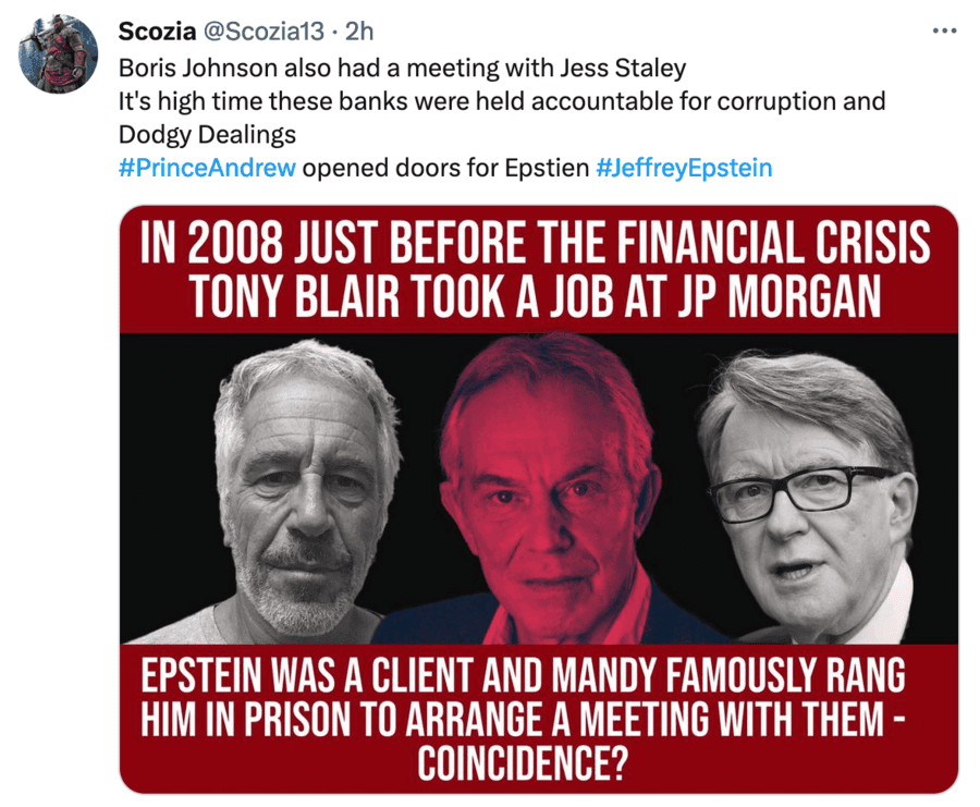 d_liffe's tweet image. It's a Satanic vicious circle of blackmailed ritual child raping, killing, adrenochrome junkie cannibals, and Blair, Netanyahu, Mandelson and Prince Andrew are just the gophers.