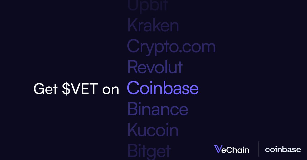 vechainofficial's tweet image. From supply chains to sustainability to lifestyle apps, $VET connects it all.

A decade of building real utility for Web3.

Available on Coinbase — come be part of the future.

#VeChain $VET