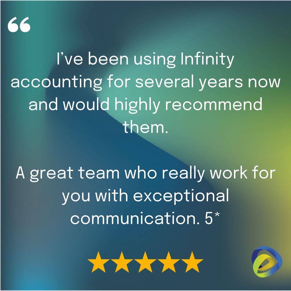 InfinityAccUK's tweet image. Thank you so much for the kind review!

#InfinityAccounting #InfinityReviews #Infinity