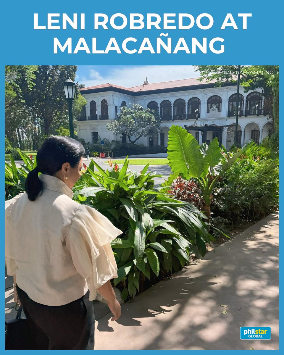 NASA MALACAÑANG NA SI LENI

Former vice president and Naga City Mayor Leni Robredo is at Malacañang today, Monday, February 23, to attend the launch of “Sa Bagong Pilipinas, Bawat Bayan Makikinabang.”

The program, led by President Bongbong Marcos aims to bring national progress