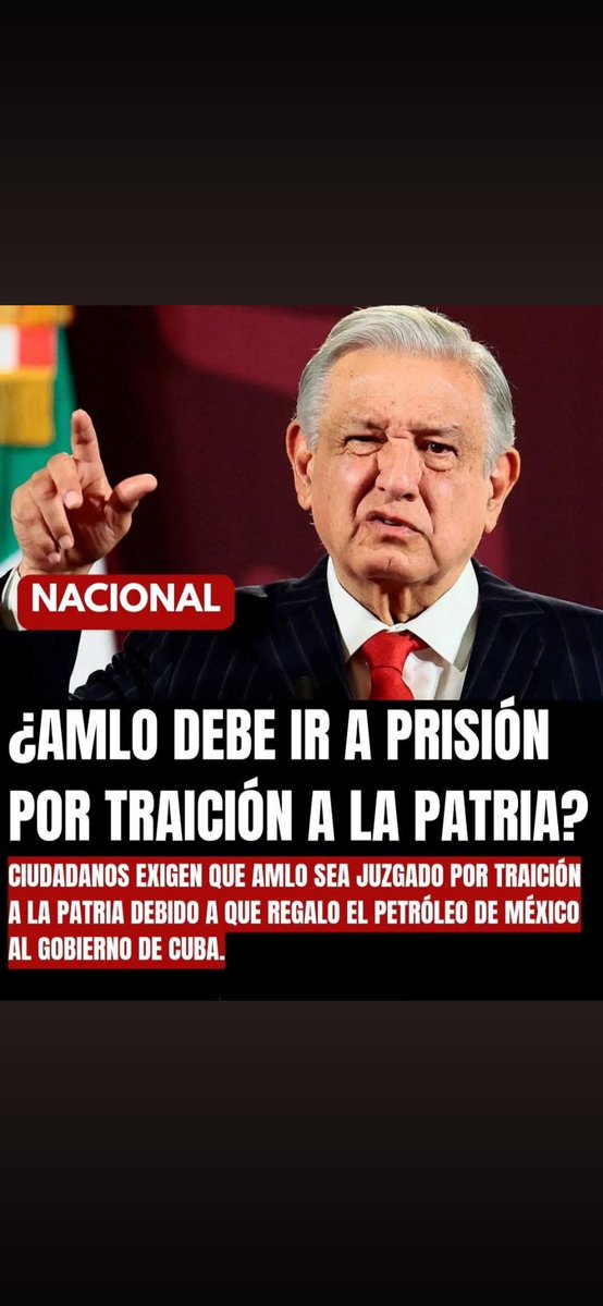 ÉSTE HIJO DE LA CHINGADA DEBE DE IR A LA CÁRCEL POR TRAIDOR A LA PATRIA, MENTIRLE A 🇲🇽 Y ROBARSE EL 💰 , PROMETER LA ⛽️ A 10 PESOS SI QUIERES A 🇲🇽 NO VOTES POR EL NARCO MORENA SÍGANME Y LO SIGO YA BASTA DE TANTO FRAUDE O QUIEREN LA DICTADURA Y FRAUDE LOPEZ LA MIERDA 💩 DE 🇲🇽
