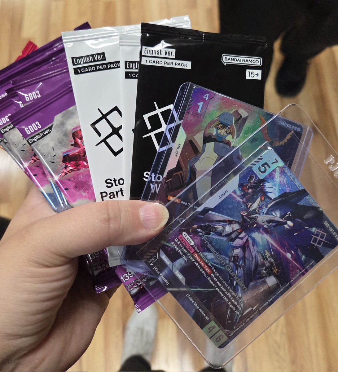 MariamneYGO's tweet photo. I have been super Gundam TCG pilled but I won a New Type Challenge today
Its about $1000 in prizing ☺️ https://t.co/JRjGpwGrxj