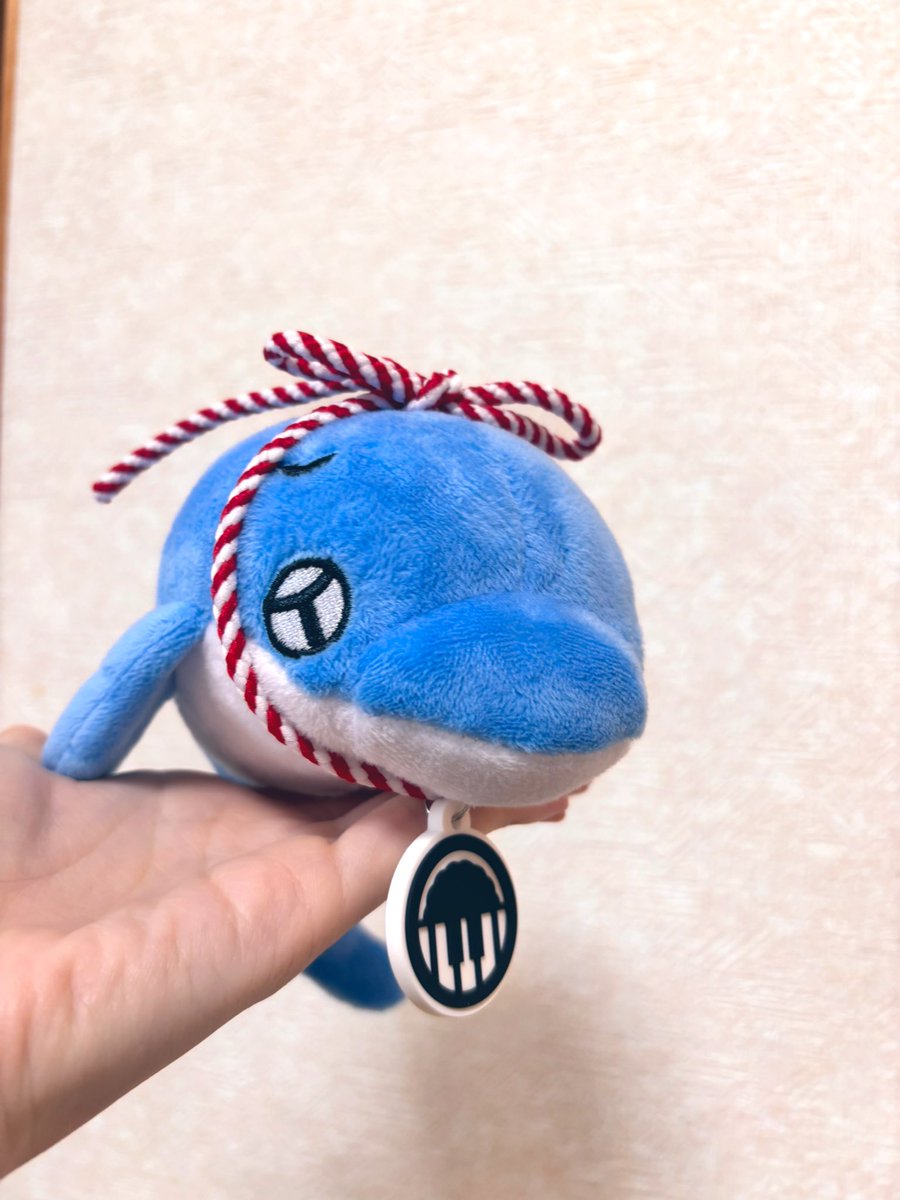 1.よしおを棒から解放します（力づく）
2.帝王切開の跡を
3.縫い付けます
4.手乗りよしおの出来上がり

棒にしてても使わないし持ち運び邪魔だし、ぬい活出来るようにしちゃった🐬
これでレキシライブとか諸々で遊びやすくなるぜぇー！！全国によしお連れ回すぜー！！