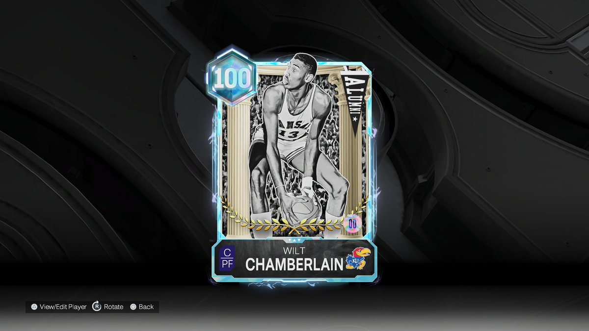 Didn’t even realize I pulled the alumni college version of Wilt Chamberlain &amp; Barnes btw…. 

#2K26 #NBA2K26