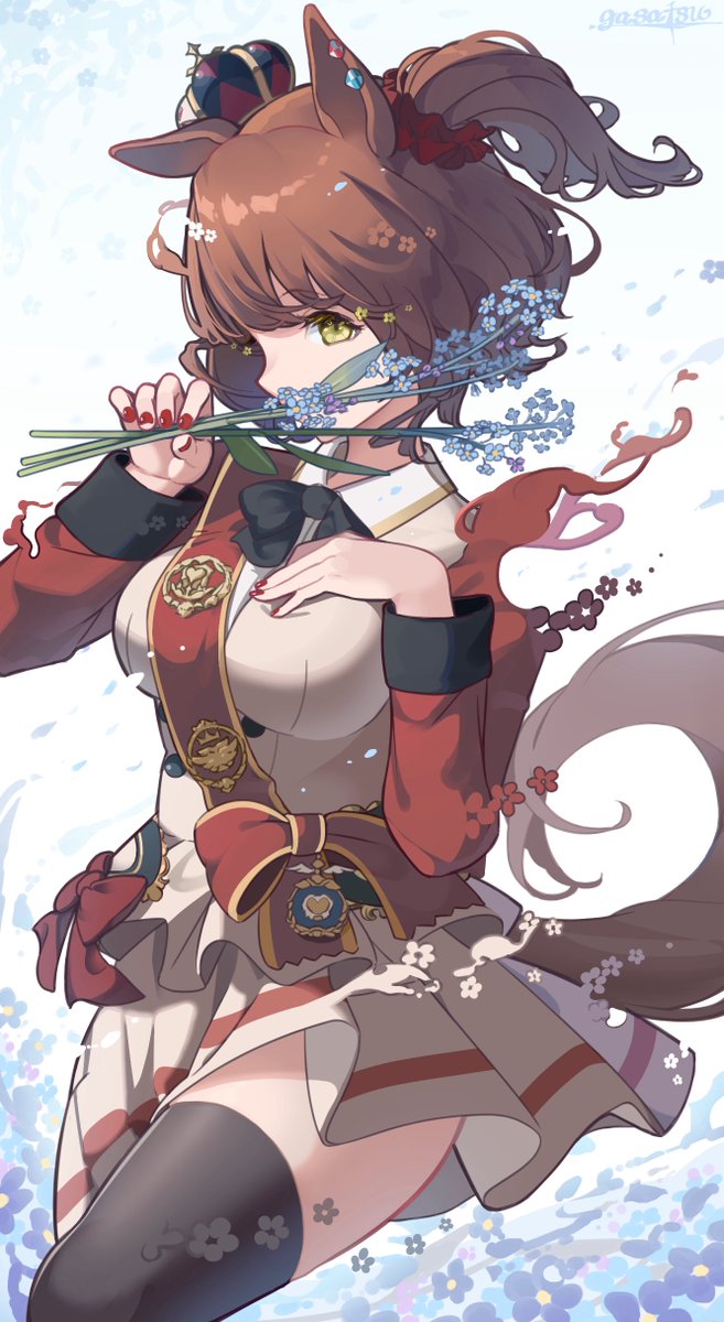 #3連休はフォロワーが増えるらしい
ウマ娘×花をメインに描いてます
