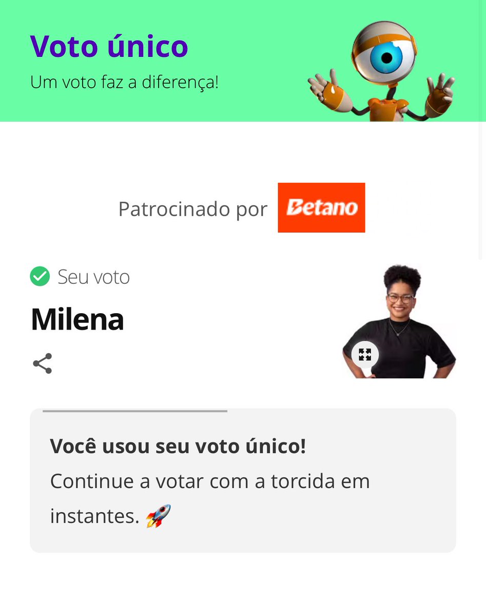 A minha parte eu estou fazendo. 
#ForaMilena #FicaMaxiane