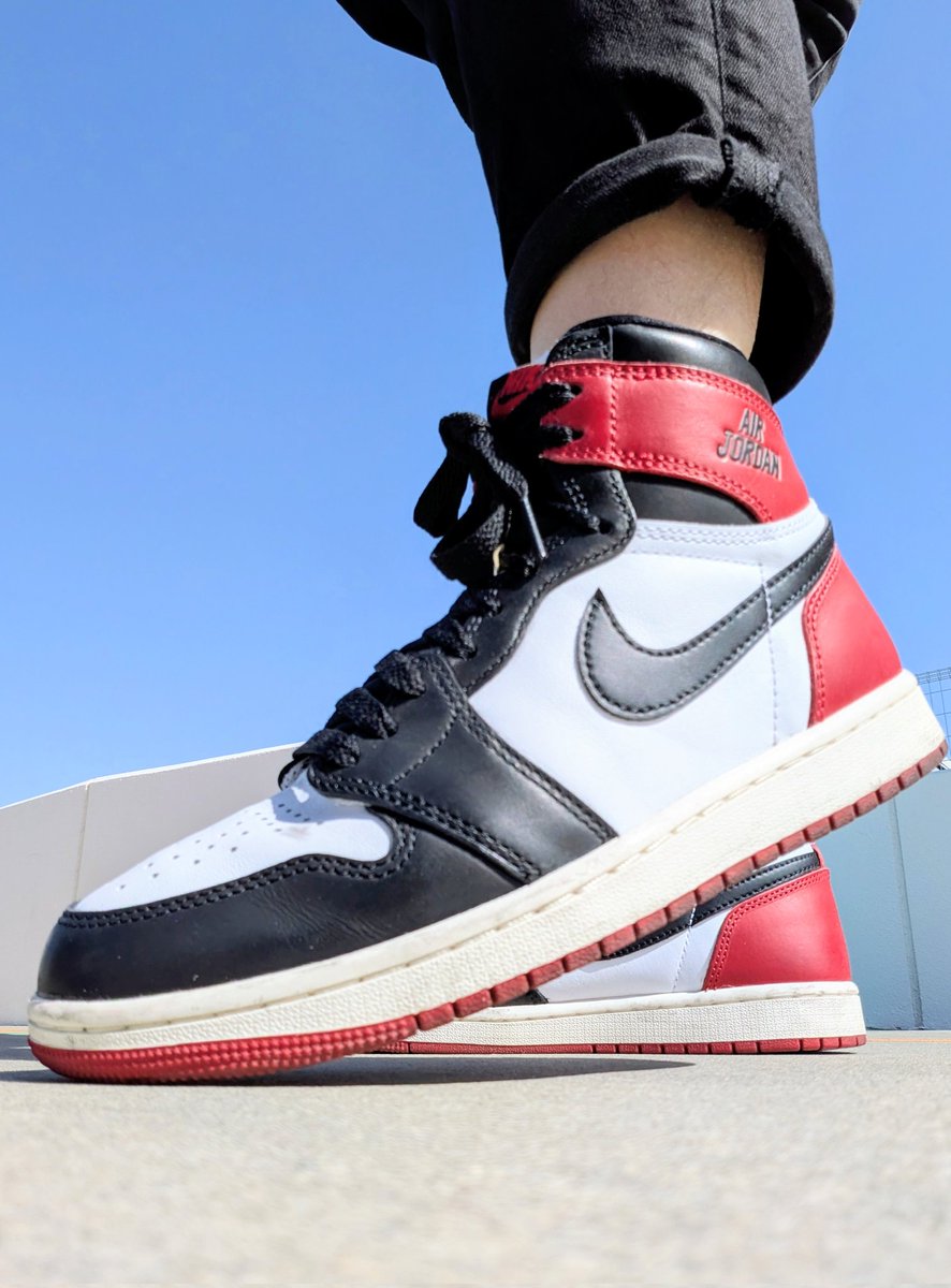 jamjamindigo's tweet photo. Nike Air Jordan 1 Retro High OG
 "Black Toe Reimagined"
今日も福岡県飯塚市にてイベント🎪
出店です✨ https://t.co/ov0GzgMYqz