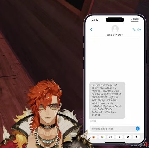 WHO SENT THAT 😭😭😭😭 NOT THE PINOY SCAM TEXT #DistrictV