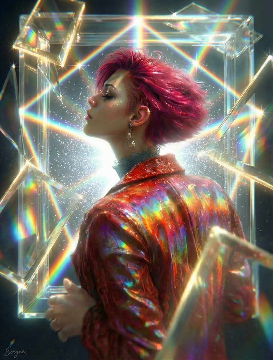 #AI煌めき極限美

糸雨さん 参加させていただきます✨

　　　　　🌈「極彩プリズム」