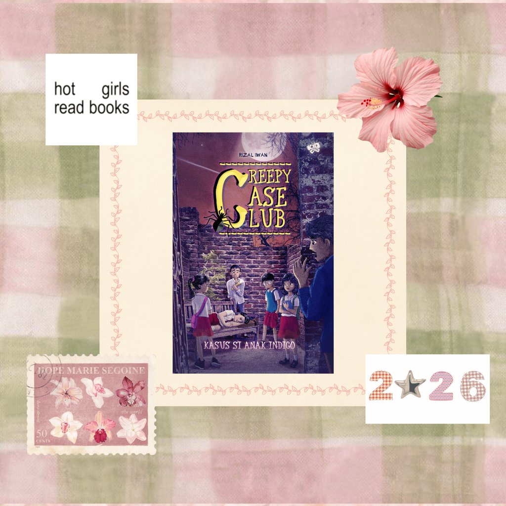 leyaliyuw's tweet photo. ㅤ ㅤ  
         ﹙𖥻 61﹚ ˗ˏˋ currently reading ´ˎ˗

౨ৎˊ˗ 2/02/2026 — Creepy Case Club 2 - Kasus si Anak Indigo; Rizal Iwan ᘒ https://t.co/euFVjfsx9E