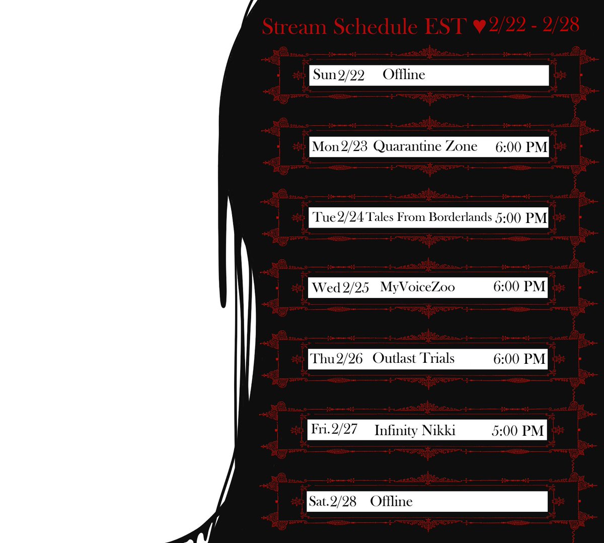 Tatiana Crosswicks || Ghoul EN VTuber tweet media